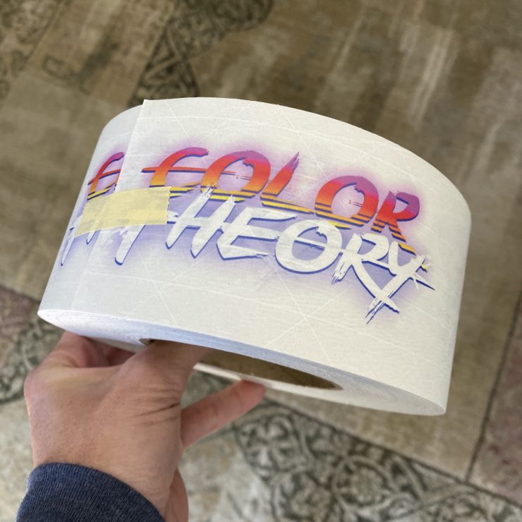 Color Theory shipping tape