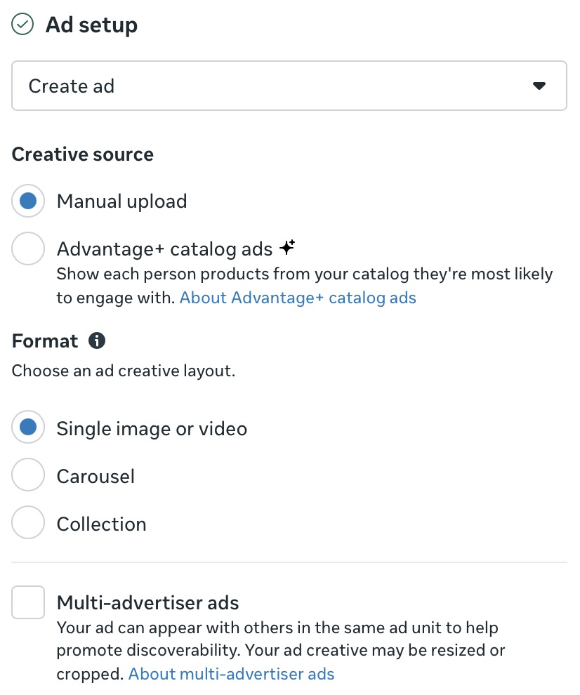 Ads Manager AdsSetup