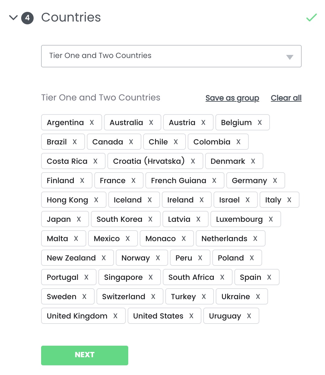 Hypeddit Ad Automation Countries
