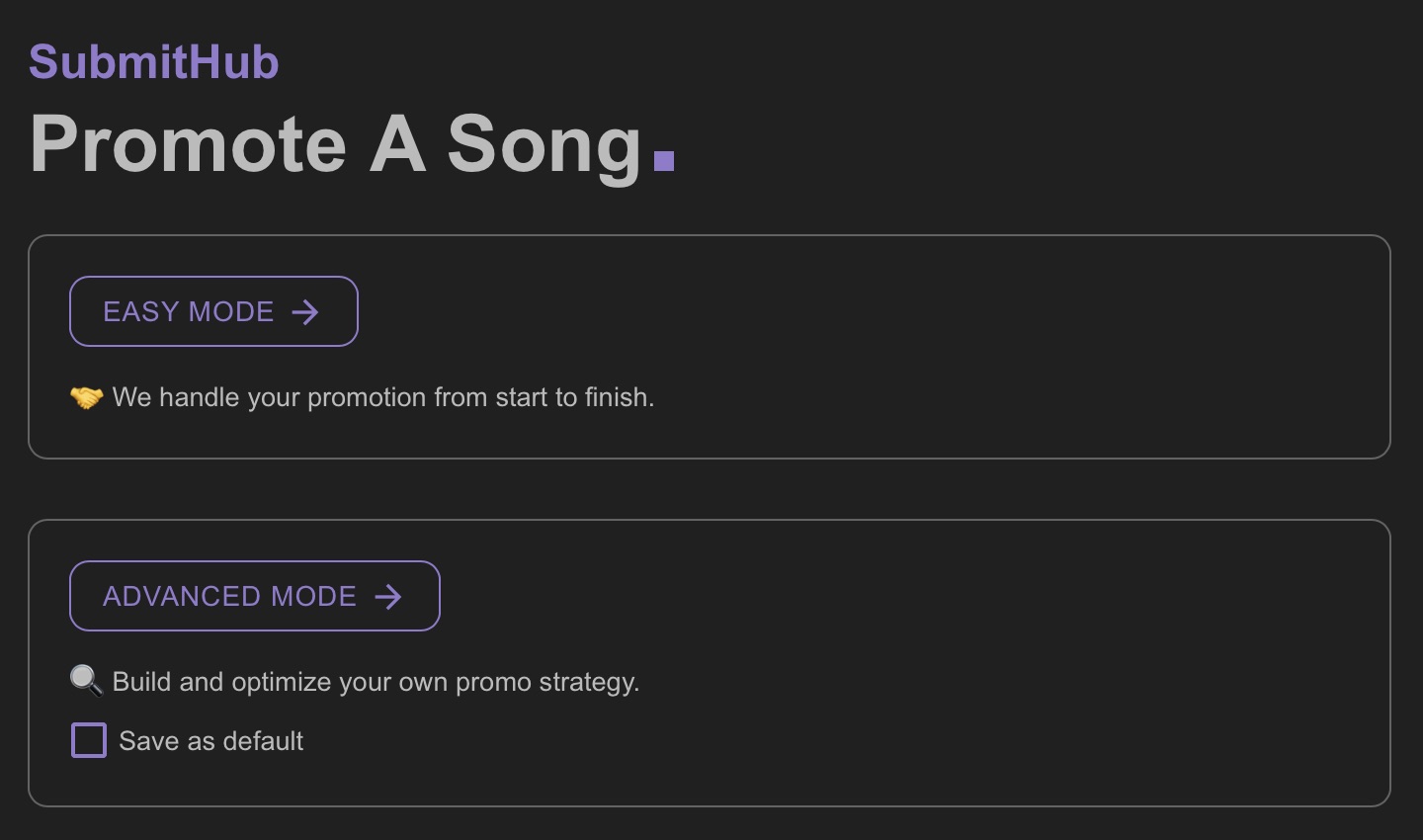 SubmitHub Packages