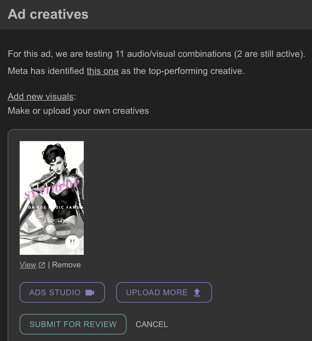 SubmitHub Packages Visuals