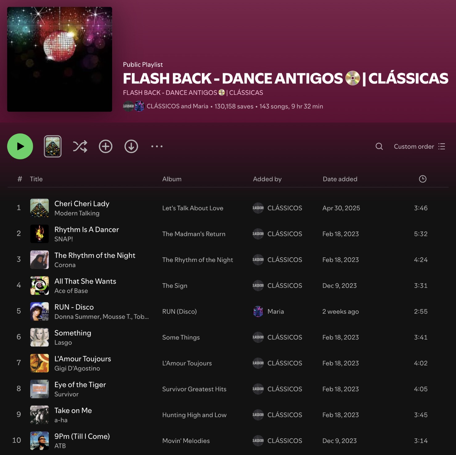Rise Exposure Campaign Dance Antigos Playlist