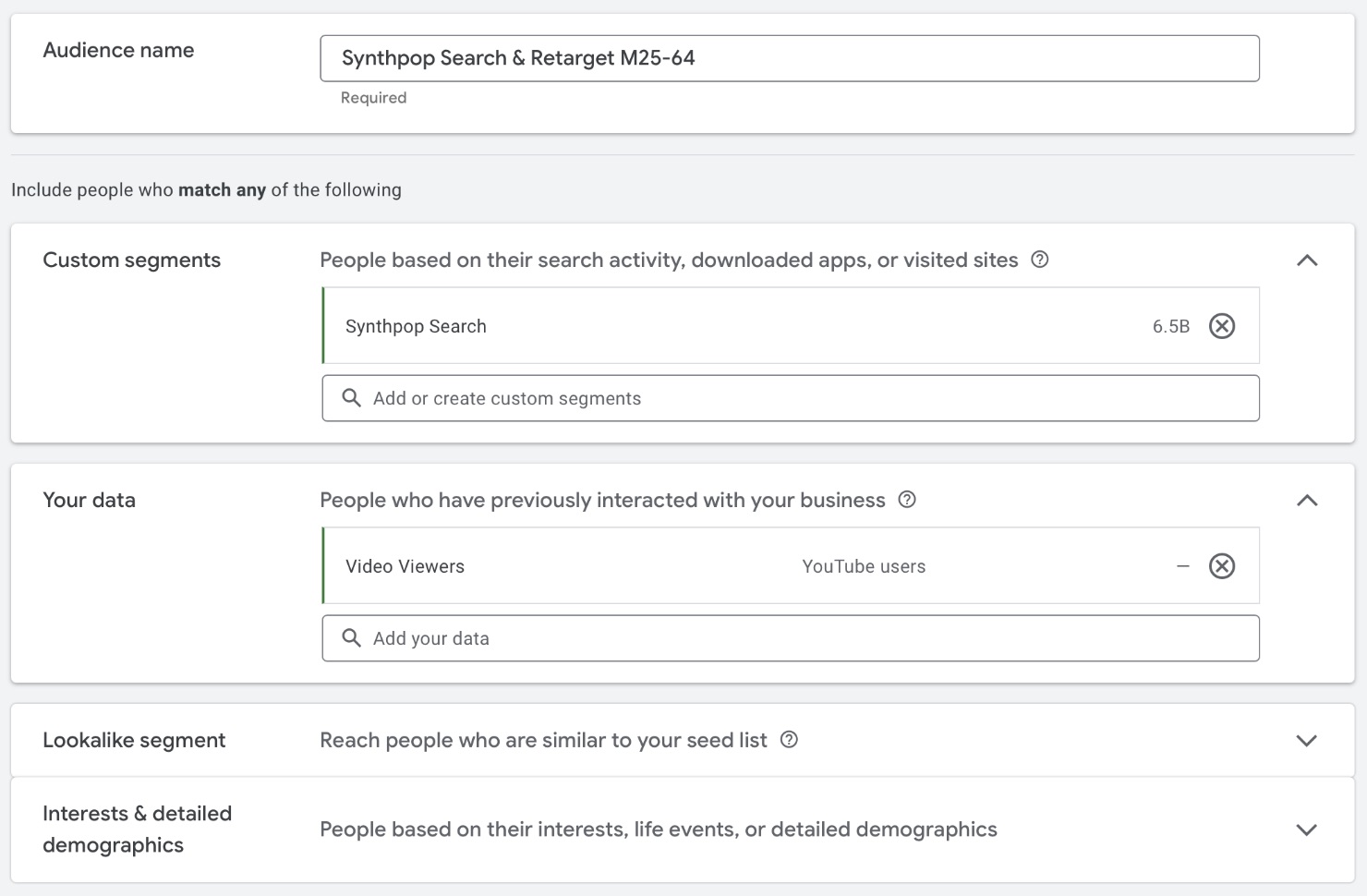 YouTube Ads for Music Audience