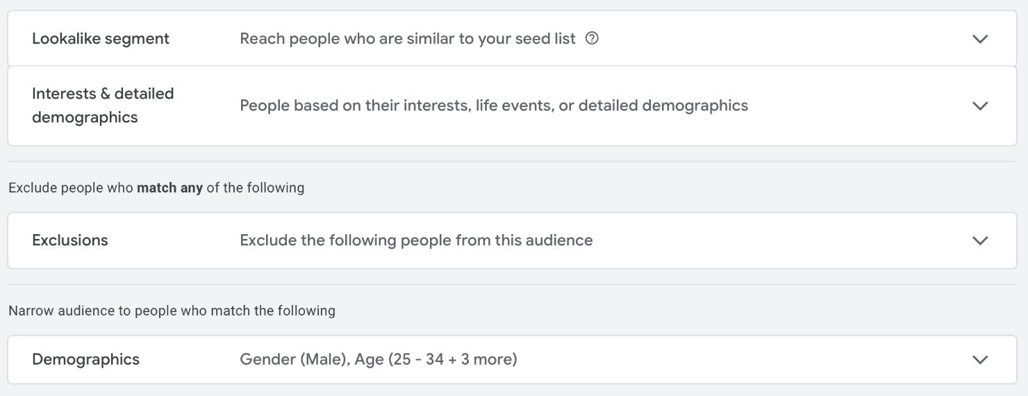 YouTube Ads for Music Demographics
